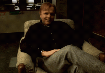Bearded Bald Man Kissing Another Man GIF