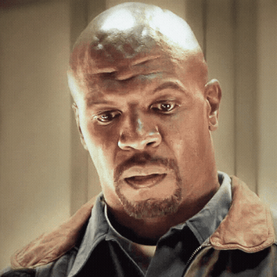 Bearded Bald Man Looking At Camera GIF