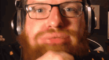 Bearded Blonde Guy Mouth Twitch GIF