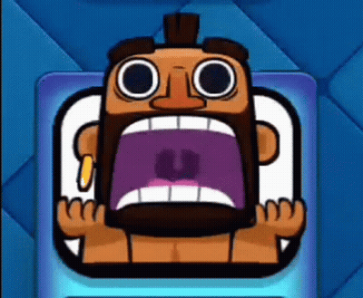 Bearded Cartoon Character Screaming Mouth Open GIF
