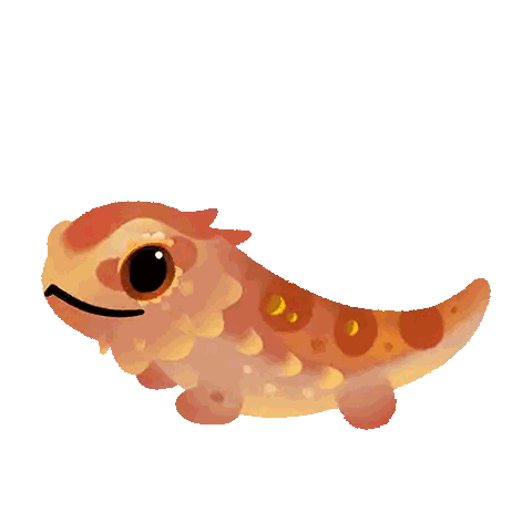 Bearded Dragon Cartoon Sticker