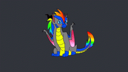 Bearded Dragon Cute Colorful GIF