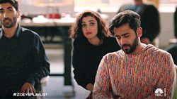 Bearded Guy Uncomfortable Looking Away GIF