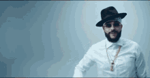 Bearded Guy White Shirt Gun To Head GIF