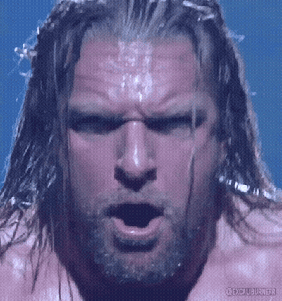 Bearded Long Haired Man Making Funny Face Open Mouth GIF