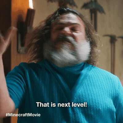 Bearded Long-Haired Man Says That Is Next Level GIF