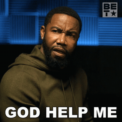 Bearded Man Asking God Help Me GIF