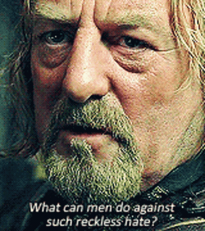 Bearded Man Asking What Can Men Do Against Such Reckless Hate GIF