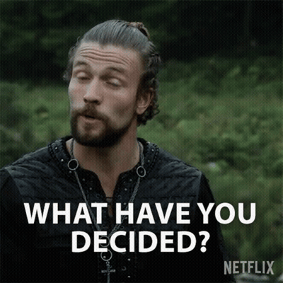 Bearded Man Asking What Have You Decided From Netflix GIF