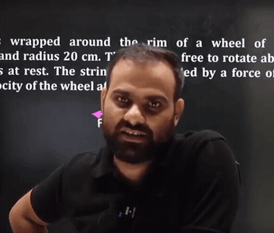 Bearded Man At Blackboard Saying Wrapped Around The Rim GIF