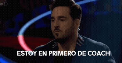 Bearded Man At Mic Saying Estoy En Primero De Coach GIF