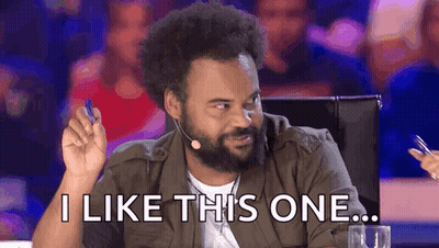 Bearded Man At Microphone Saying I Like This One GIF
