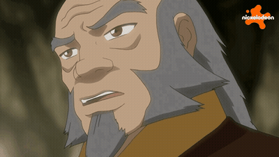 Bearded Man Cartoon With Nickelodeon Logo GIF
