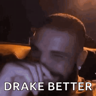 Bearded Man Covering Mouth In Car Drake Better GIF