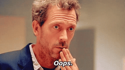 Bearded Man Covering Mouth GIF