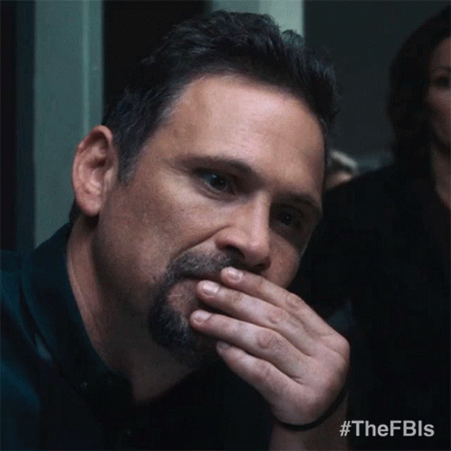 Bearded Man Covering Mouth #Thefbls GIF
