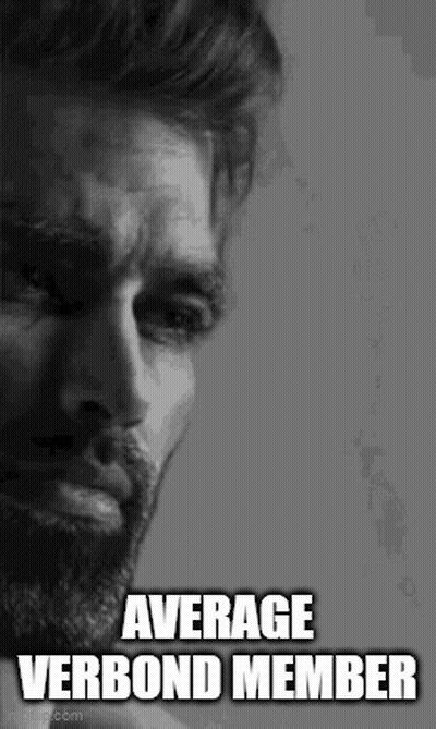 Bearded Man Crying Black And White Average Verbond Member GIF