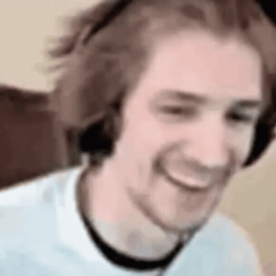 Bearded Man Crying Eyes Closed Before Crowd GIF