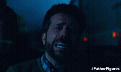 Bearded Man Crying In Dark GIF