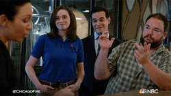 Bearded Man Doing Finger Guns GIF