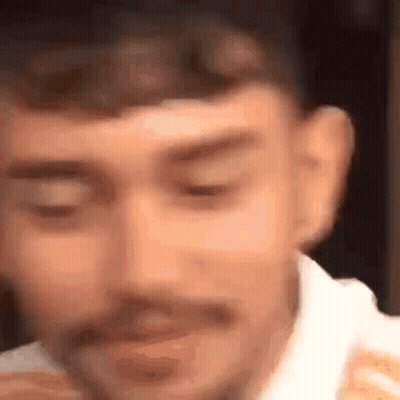 Bearded Man Eating French Fries Funny Face GIF