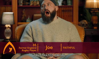 Bearded Man Frustrated Growl GIF