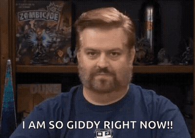 Bearded Man Funny Face I Am So Giddy Right Now GIF