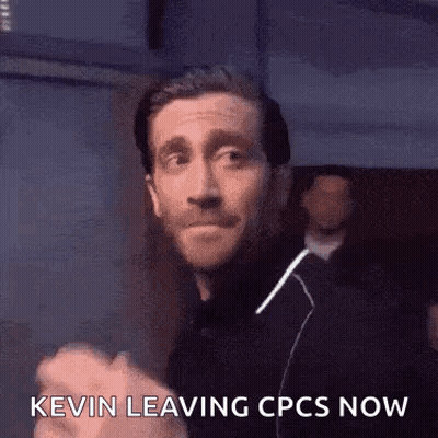 Bearded Man Funny Face Kevin Leaving Cpcs Now GIF