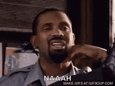 Bearded Man Funny Face Saying Naaah GIF