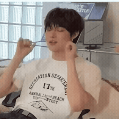Bearded Man Giving Middle Finger In Train GIF