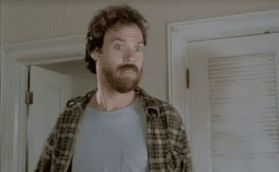 Bearded Man Giving Middle Finger Saying Is Like Oatmeal GIF