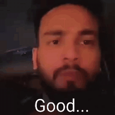 Bearded Man Giving Thumbs Up GIF