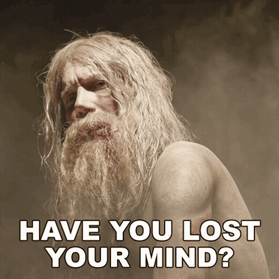 Bearded Man Have You Lost Your Mind GIF