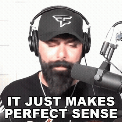 Bearded Man Headphones Hat: It Makes Perfect Sense GIF