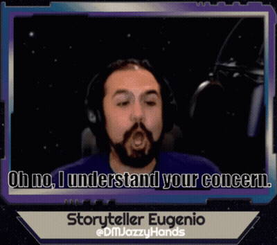 Bearded Man Headphones Oh No I Understand Your Concern GIF