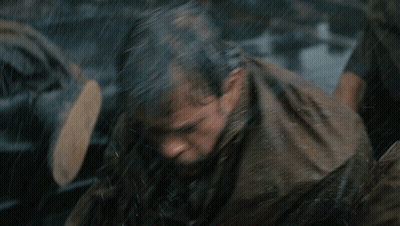 Bearded Man Holding Another Man's Arm With Pull GIF