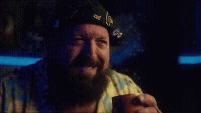 Bearded Man Holding Cup Saying Yeah You Love It GIF
