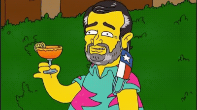 Bearded Man Holding Drink Cruz Enjoys Him When Power Failed GIF
