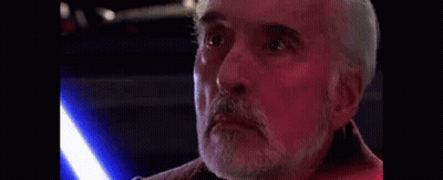 Bearded Man Holding Light Saber GIF