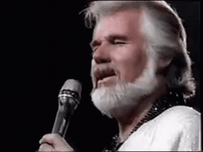 Bearded Man Holding Microphone GIF