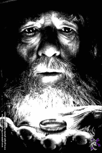 Bearded Man Holding Ring GIF
