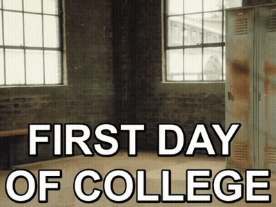 Bearded Man Holding Spear In Front Of Crowd GIF