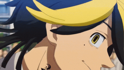 Bearded Man Holding Sword GIF