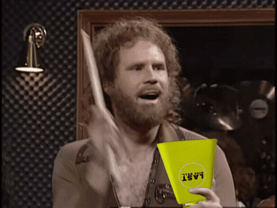 Bearded Man Holding Yellow Bag Saying Last GIF