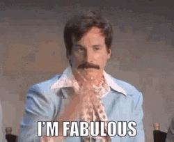 Bearded Man I'm Fabulous GIF