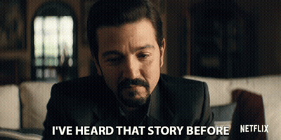 Bearded Man I've Heard That Story Before Netflix GIF