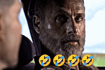 Bearded Man In Back Seat With Smiley Faces GIF