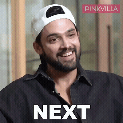 Bearded Man In Baseball Cap And Black Shirt Saying Next GIF