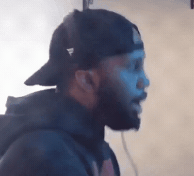 Bearded Man In Black Hat With Adidas GIF