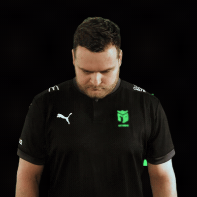 Bearded Man In Black Puma Shirt GIF